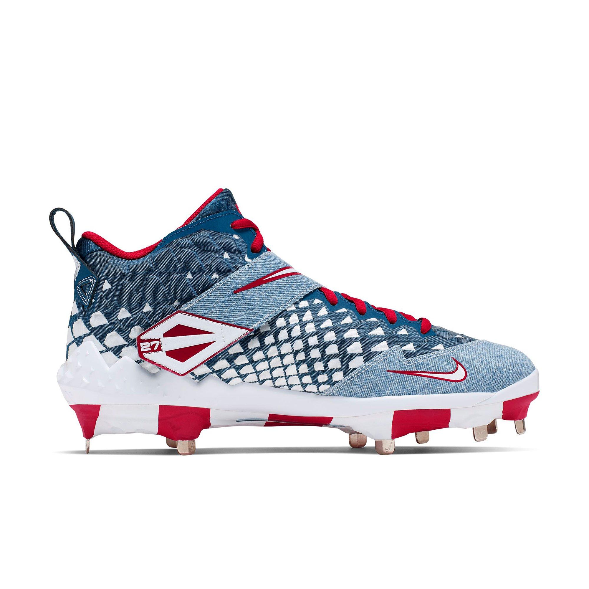 mike trout white cleats