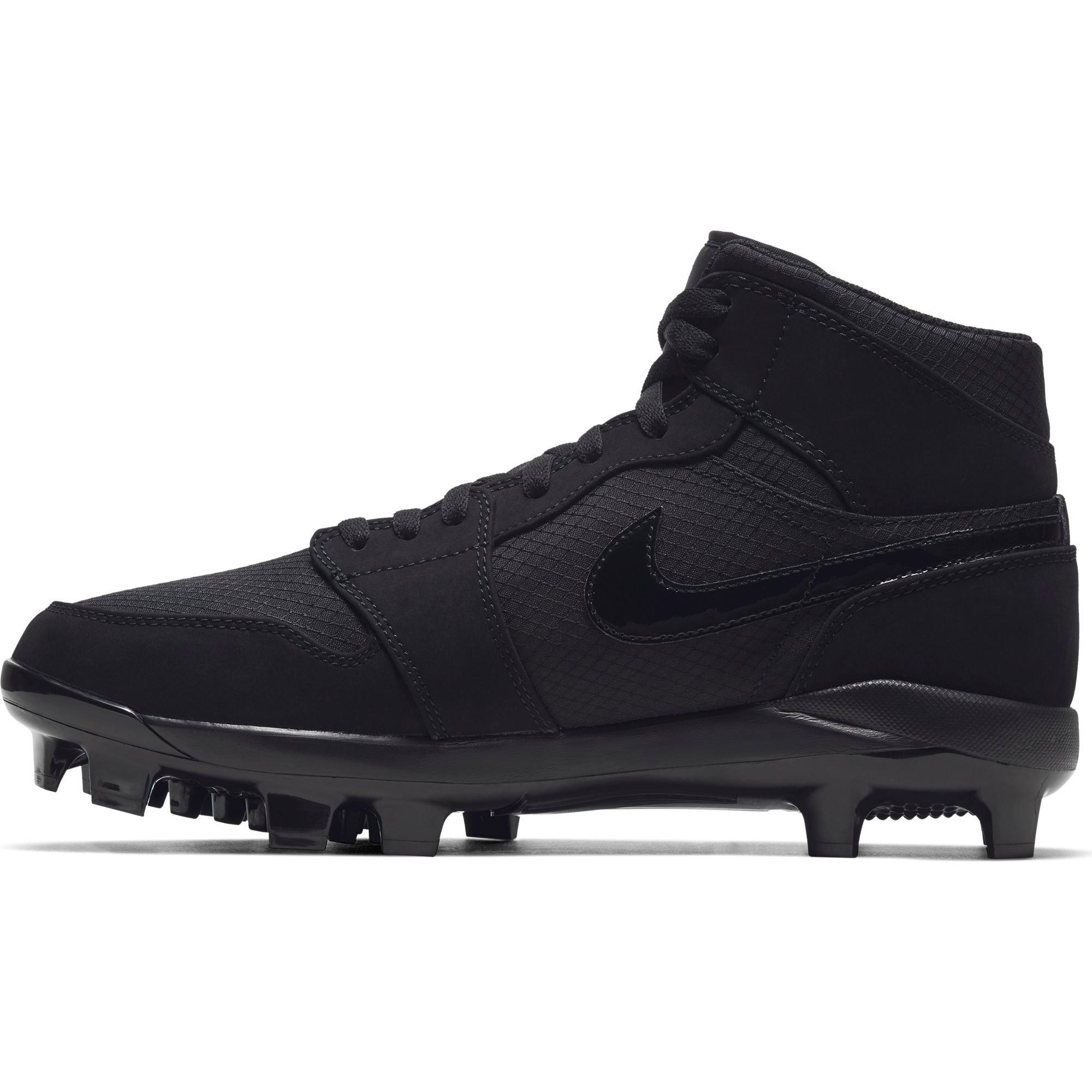 black air force one cleats