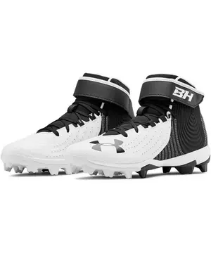 Black used Youth Molded Cleats Under Armour High Top Bryce Harper