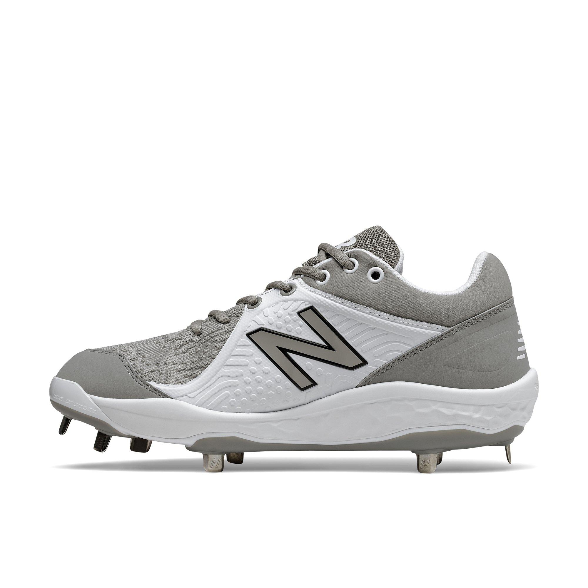 gray new balance cleats