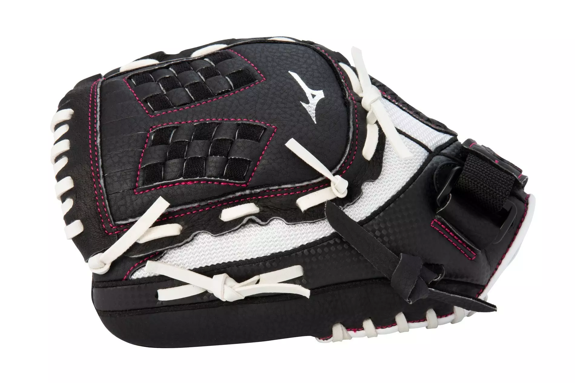 Mizuno Youth Prospect Finch Series Fastpitch Softball Glove 11.5 - WHITE/BLACK