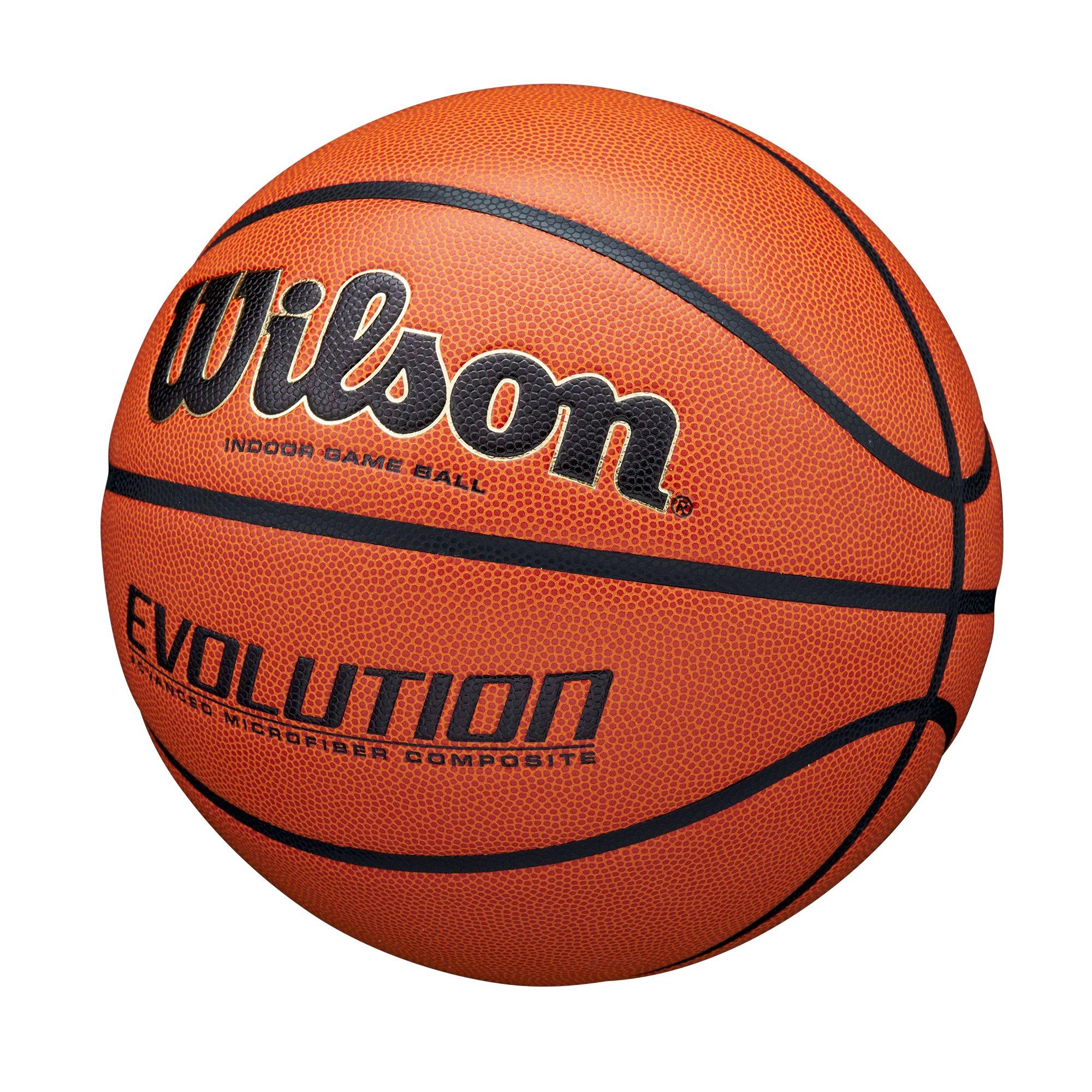 Wilson Evolution Official Gameball Basketball - BROWN Thumbnail View 2