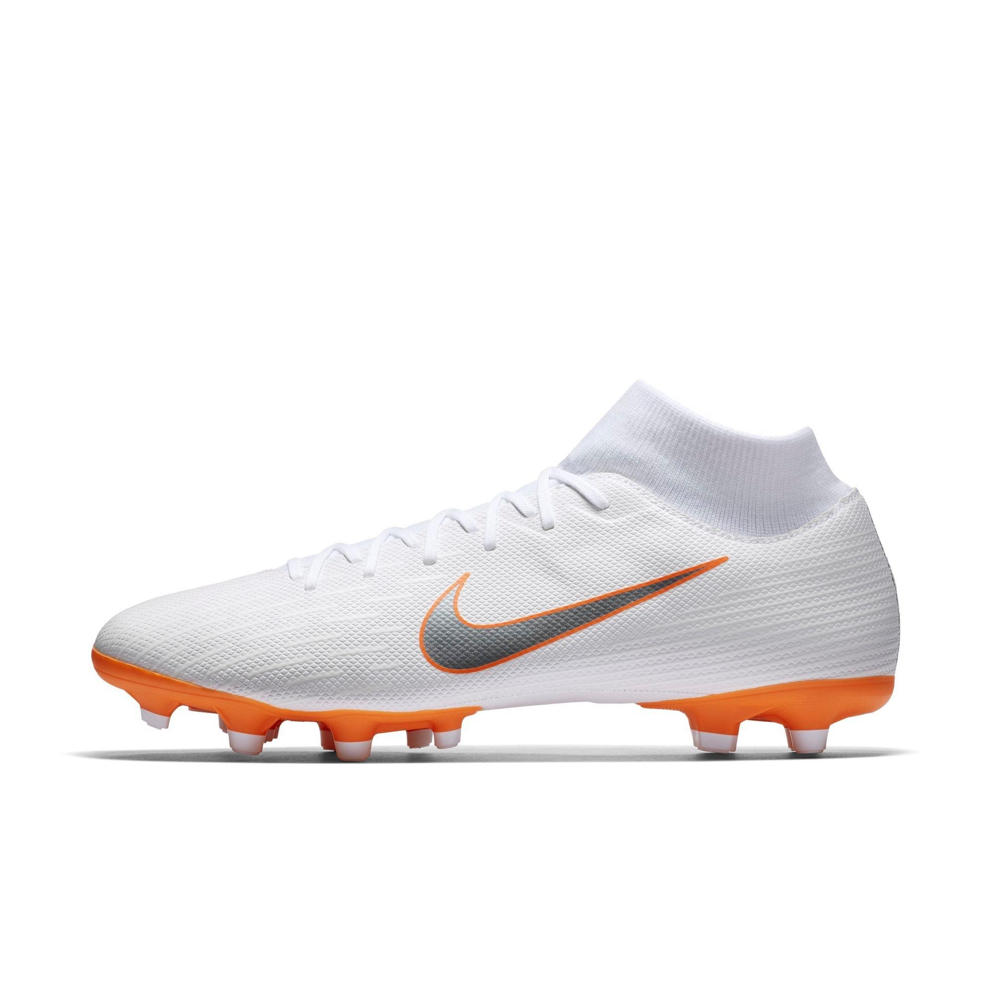 nike superfly white and orange