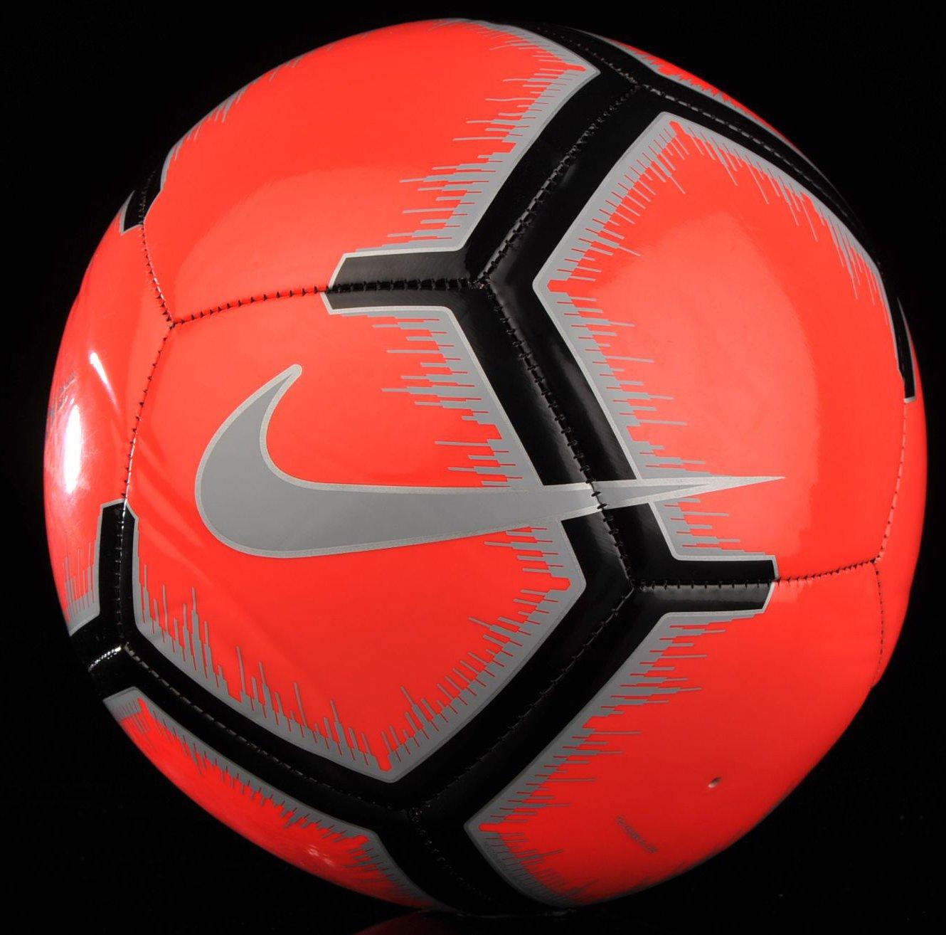 red nike soccer ball