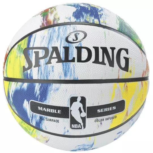 Spalding 29.5" Marble Rubber Basketball - MULTI-COLOR