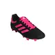 adidas Goletto VI FG "Core Black/Pink" Preschool Kids' Firm Ground Soccer Cleat - BLACK/PINK Thumbnail View 9