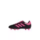 adidas Goletto VI FG "Core Black/Pink" Preschool Kids' Firm Ground Soccer Cleat - BLACK/PINK Thumbnail View 2