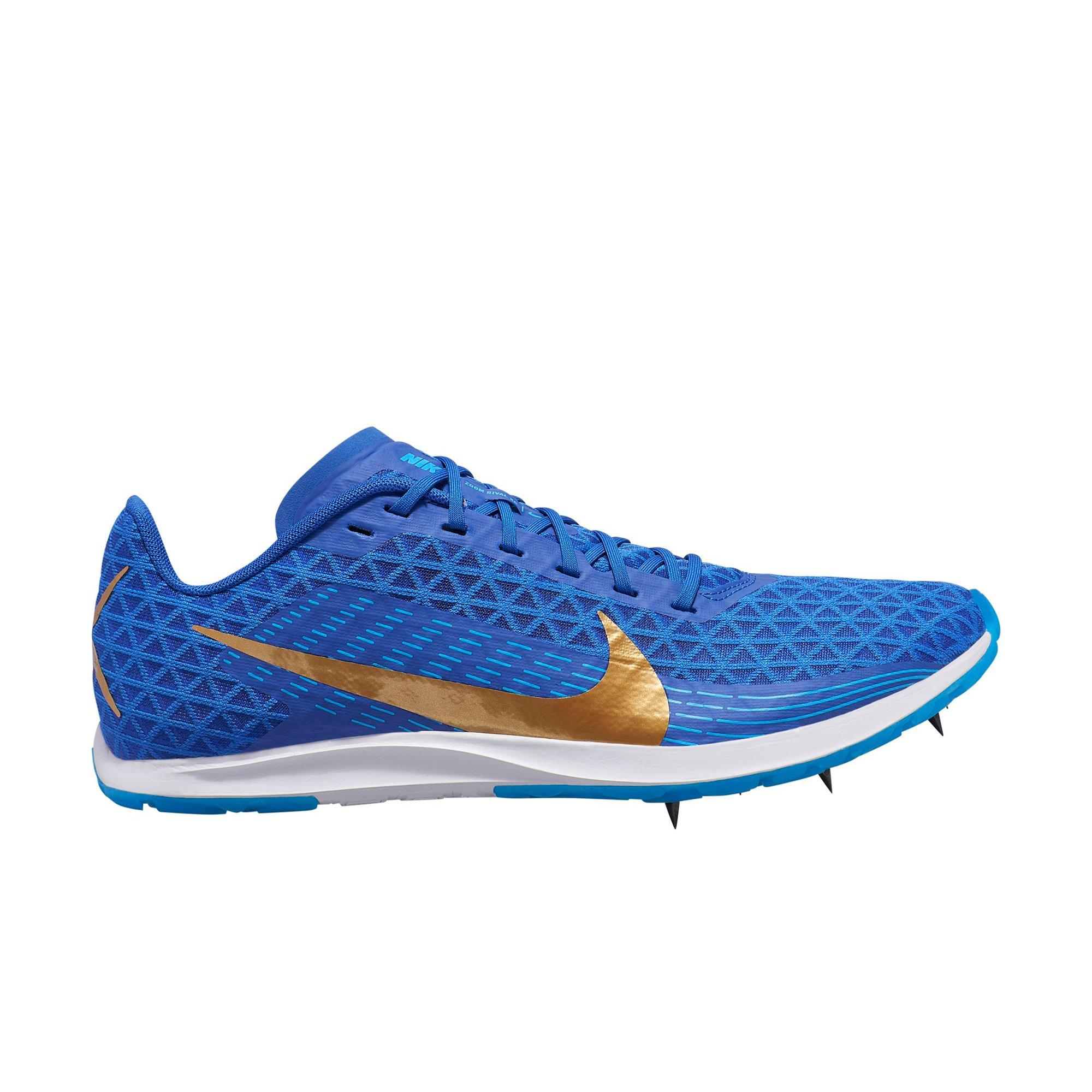 nike spikes blue