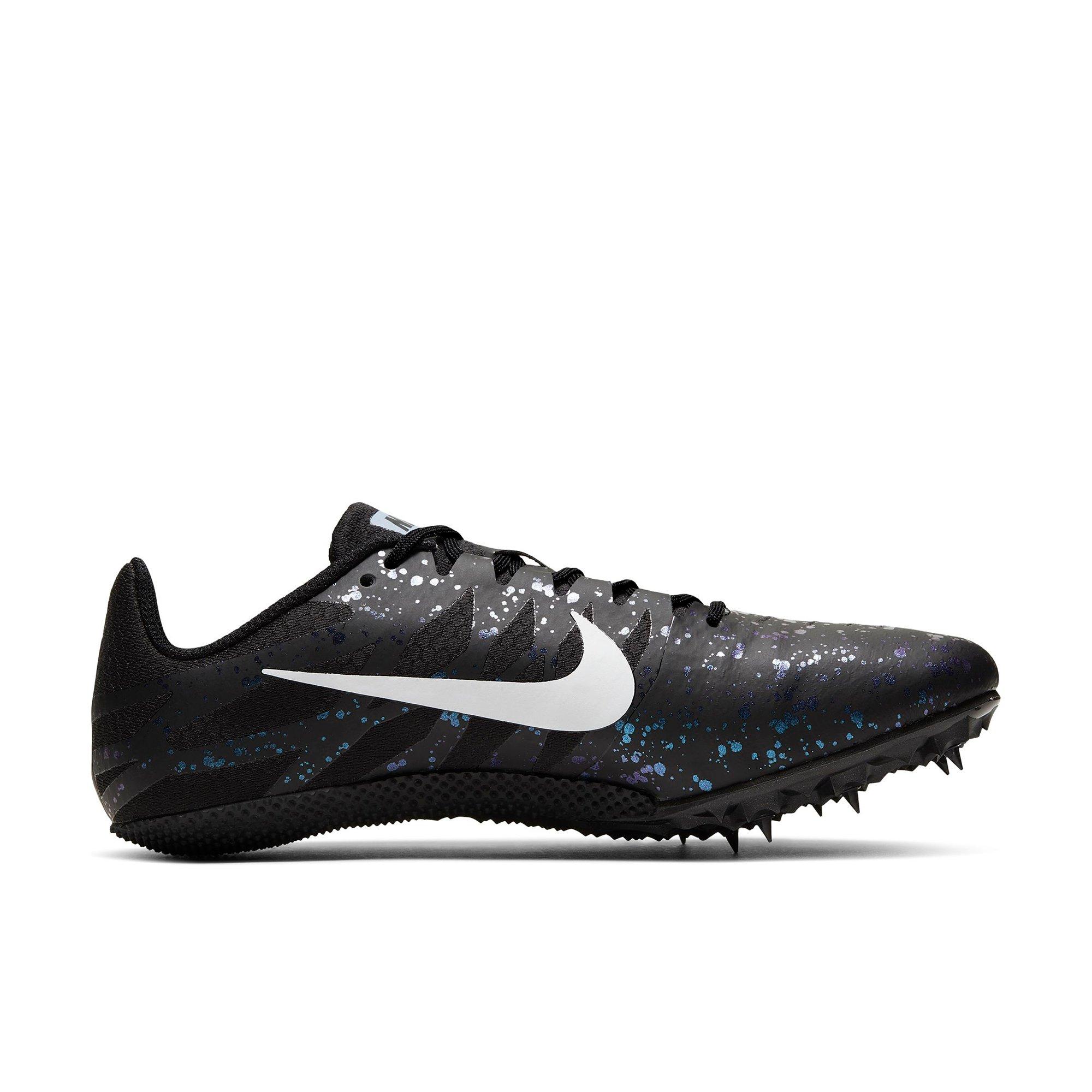 black nike track shoes