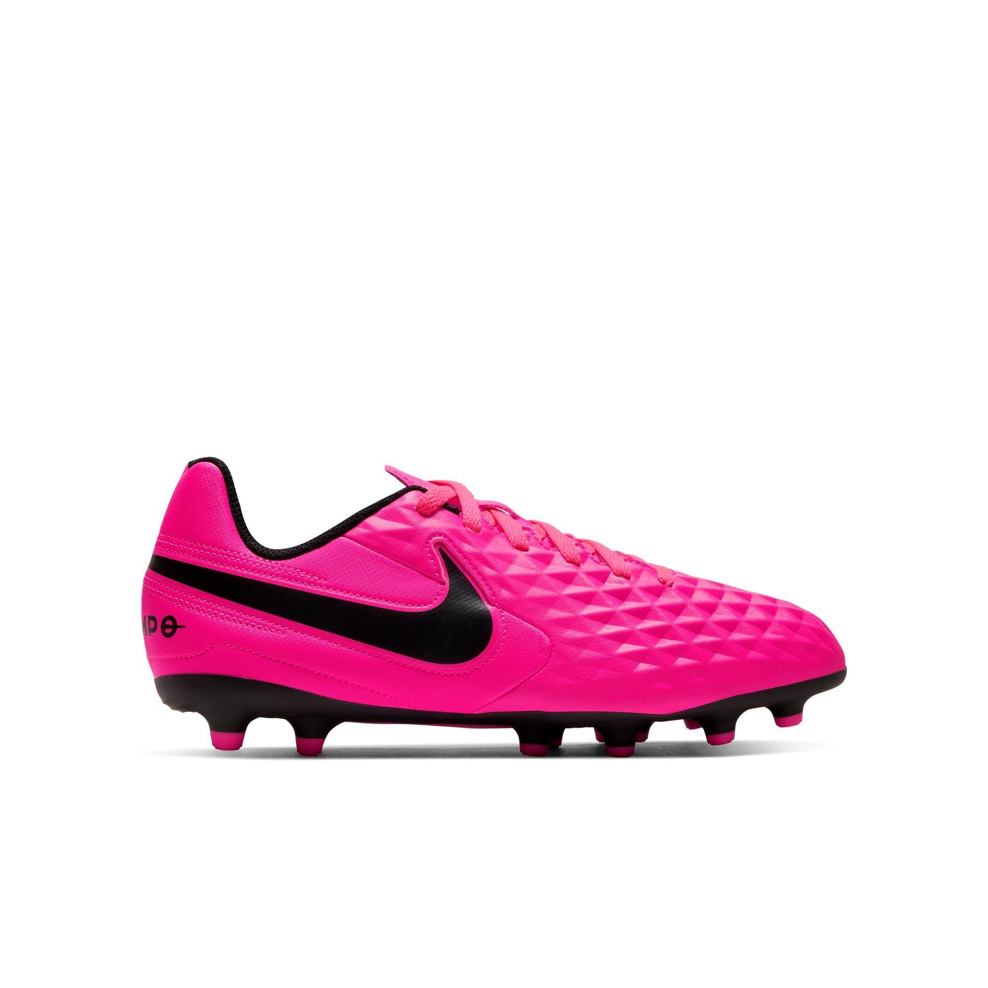 little girl pink soccer cleats