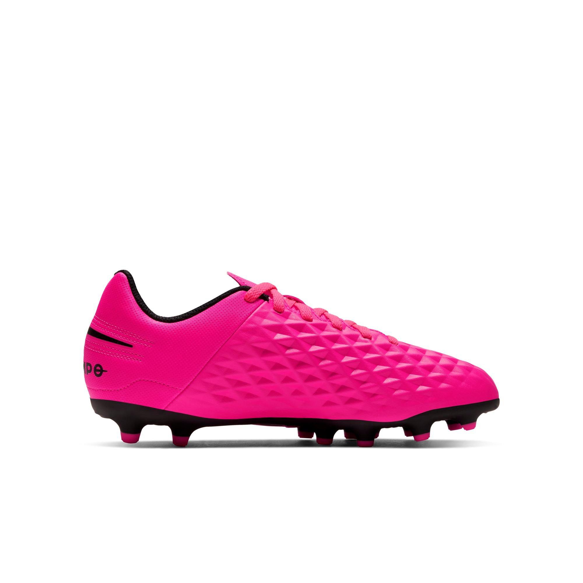 kids purple soccer cleats