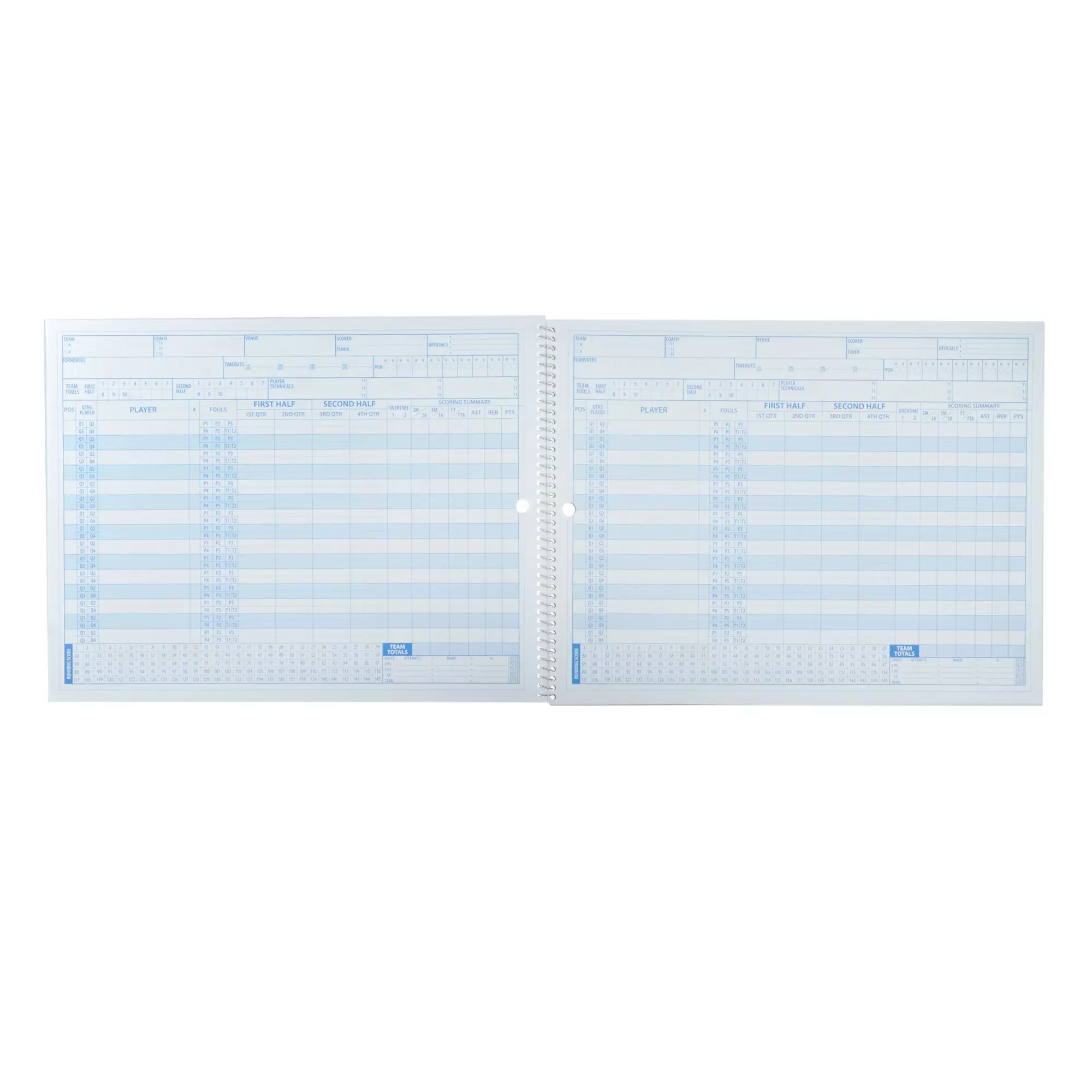 Hibbett Brand Basketball Score Book - AS SHOWN