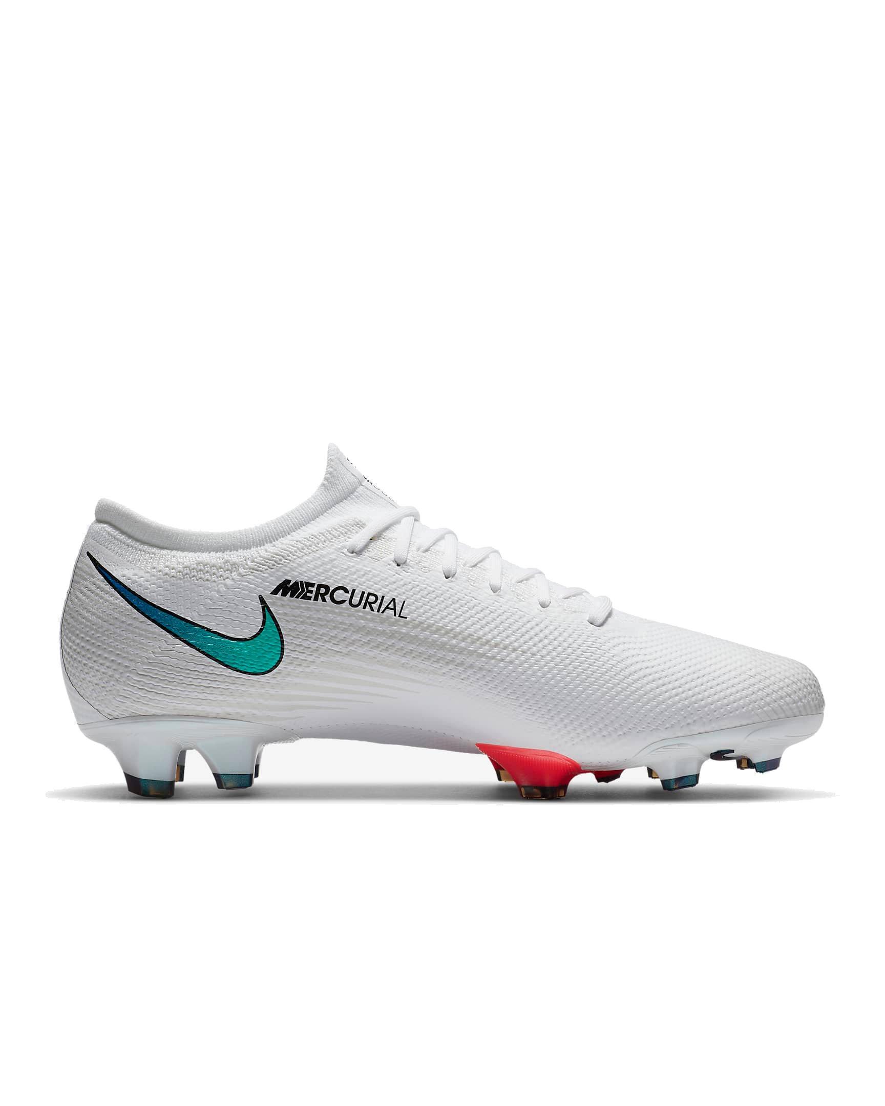 Nike Men's Mercurial Vapor 13 Elite FG White/Hyper Jade/Flash