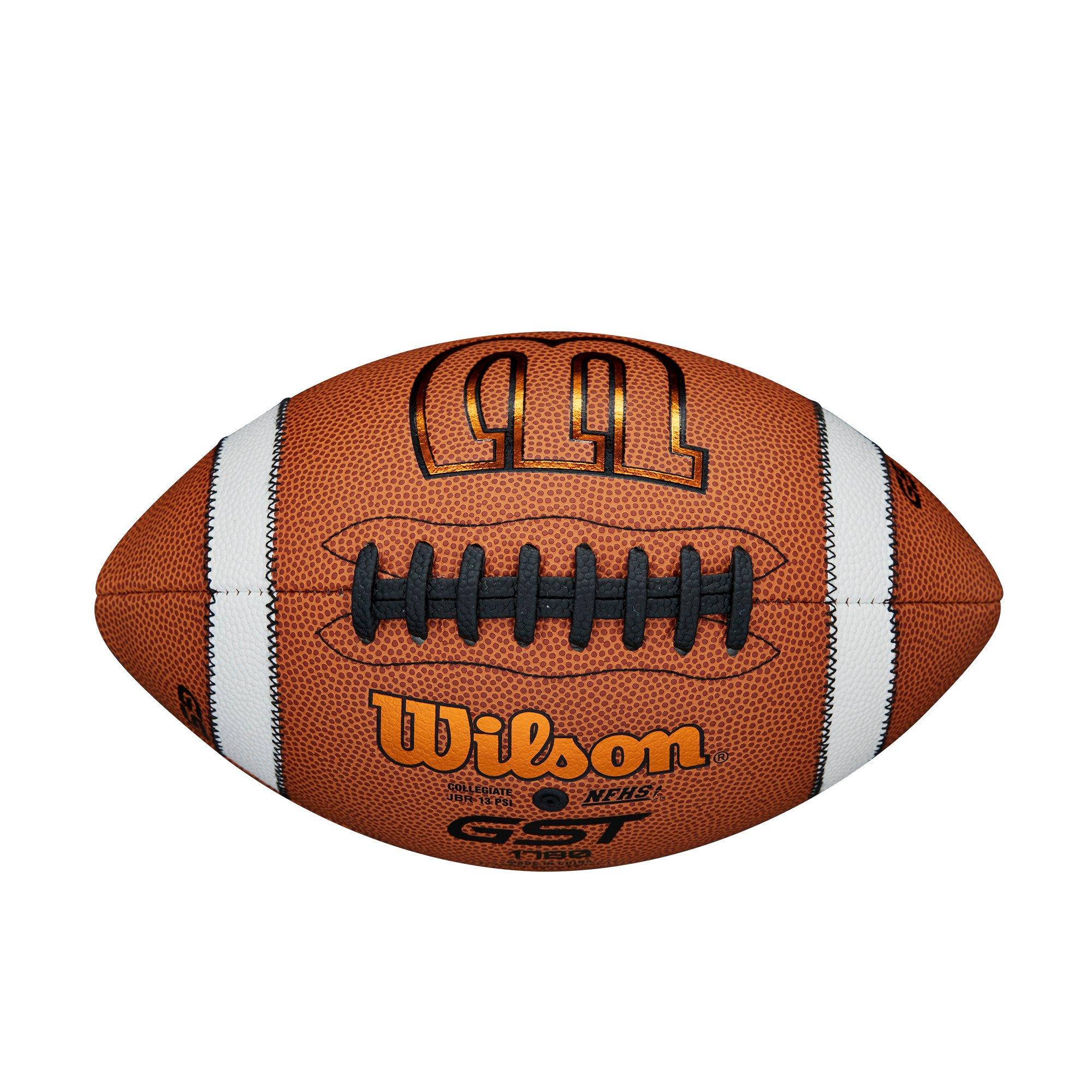 Wilson GST アメリカンフットボール オフィシャルサイズ コンポジット Wilson Super Grip NCAA GST Composite Football, Official Size for