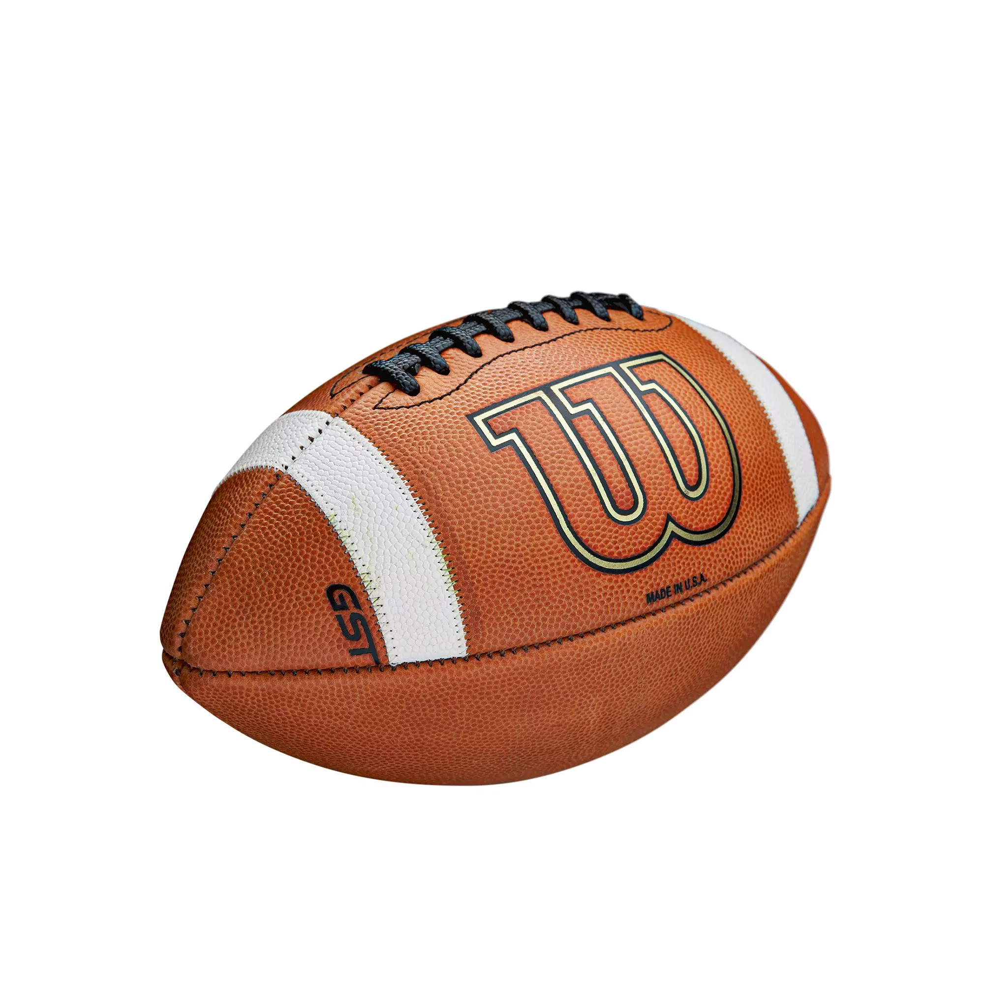 Wilson GST Leather Official Game Football - TAN