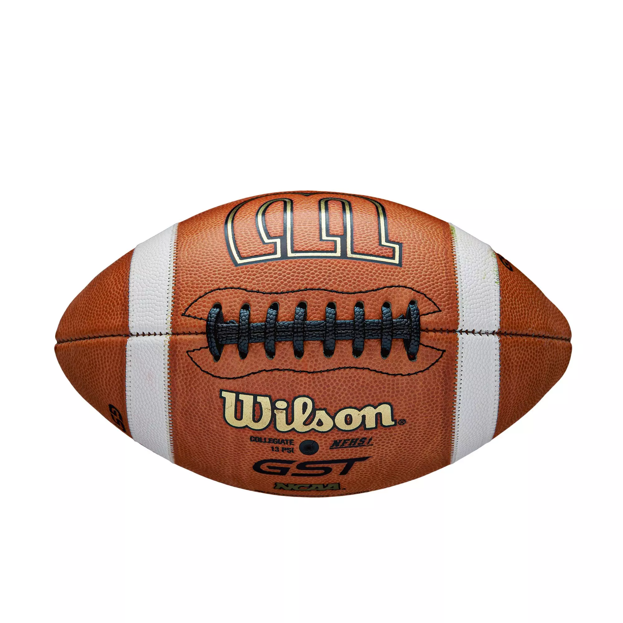 Wilson GST Leather Official Game Football - TAN