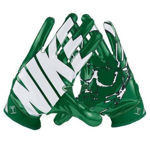 green nike football gloves