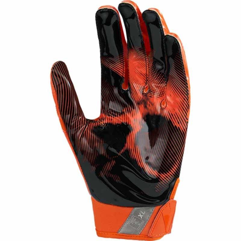 orange nike football gloves