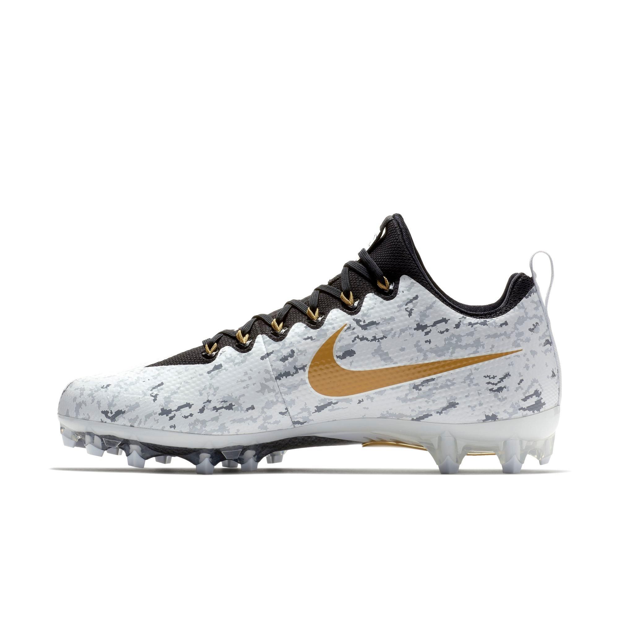 black and gold nike vapor cleats