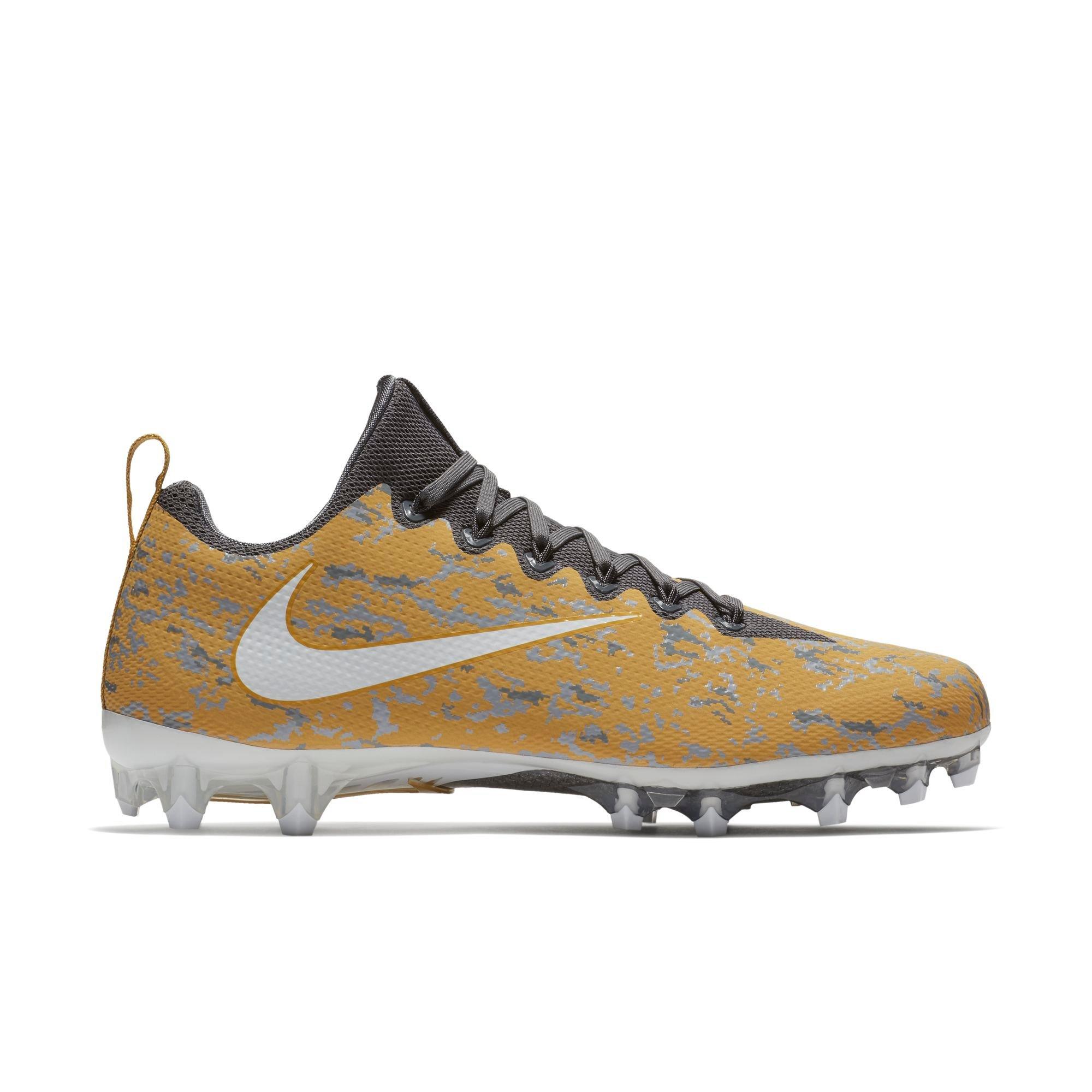 nike black and gold cleats