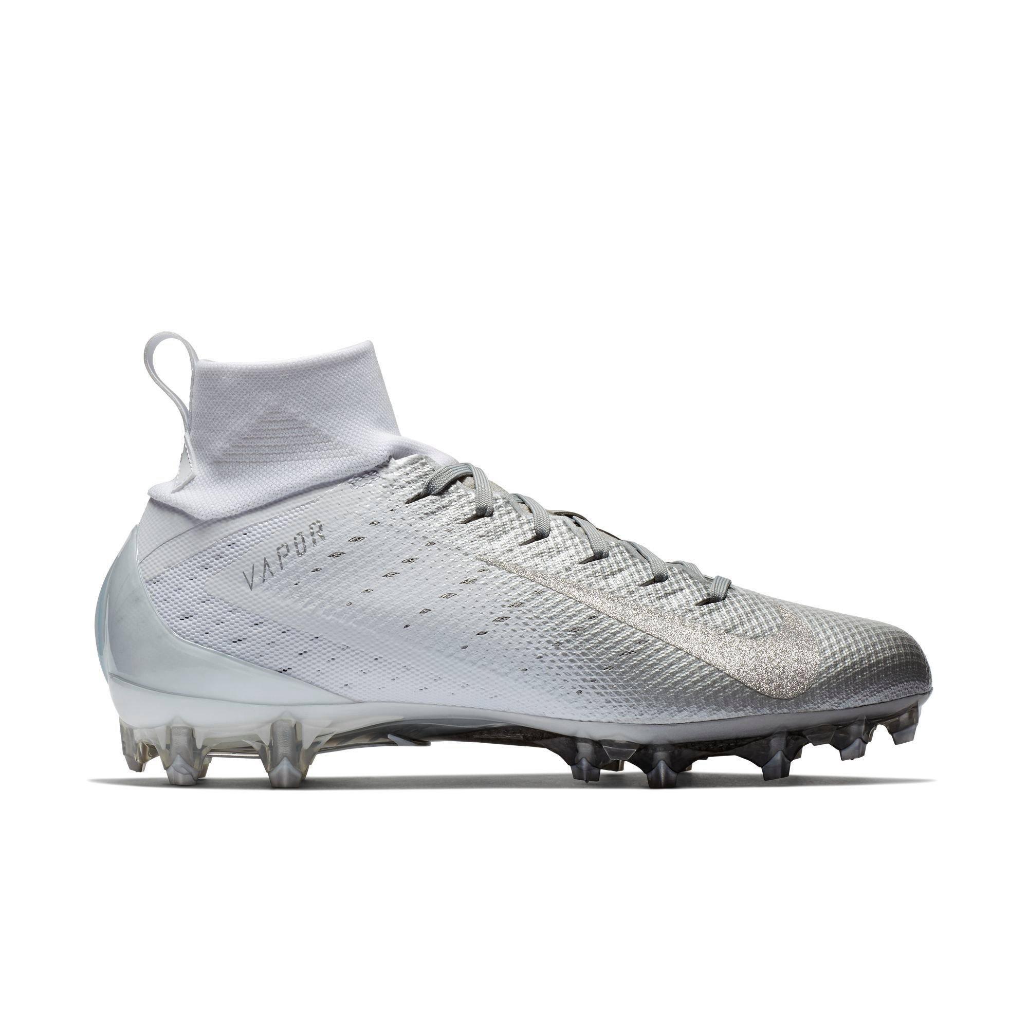 grey nike football cleats