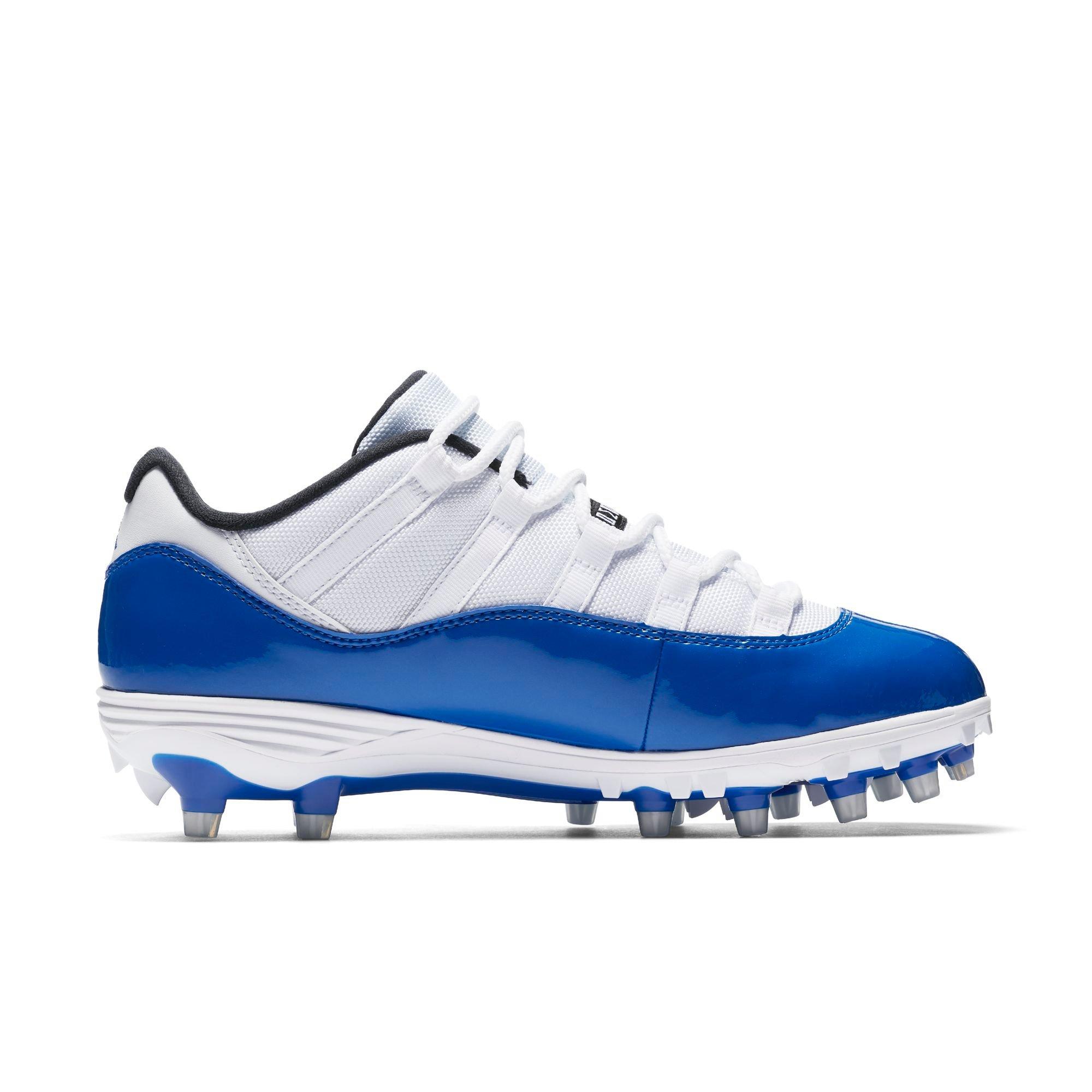 blue jordan football cleats