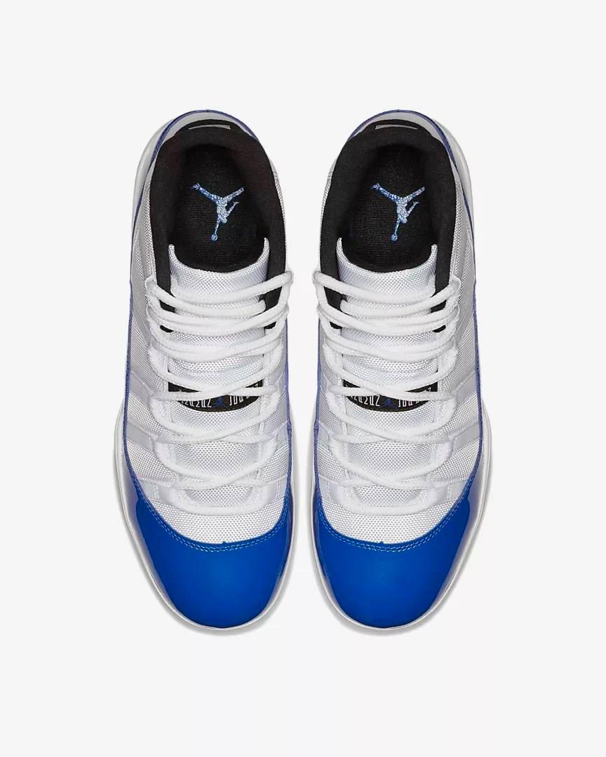 jordan 11 retro cleat white royal