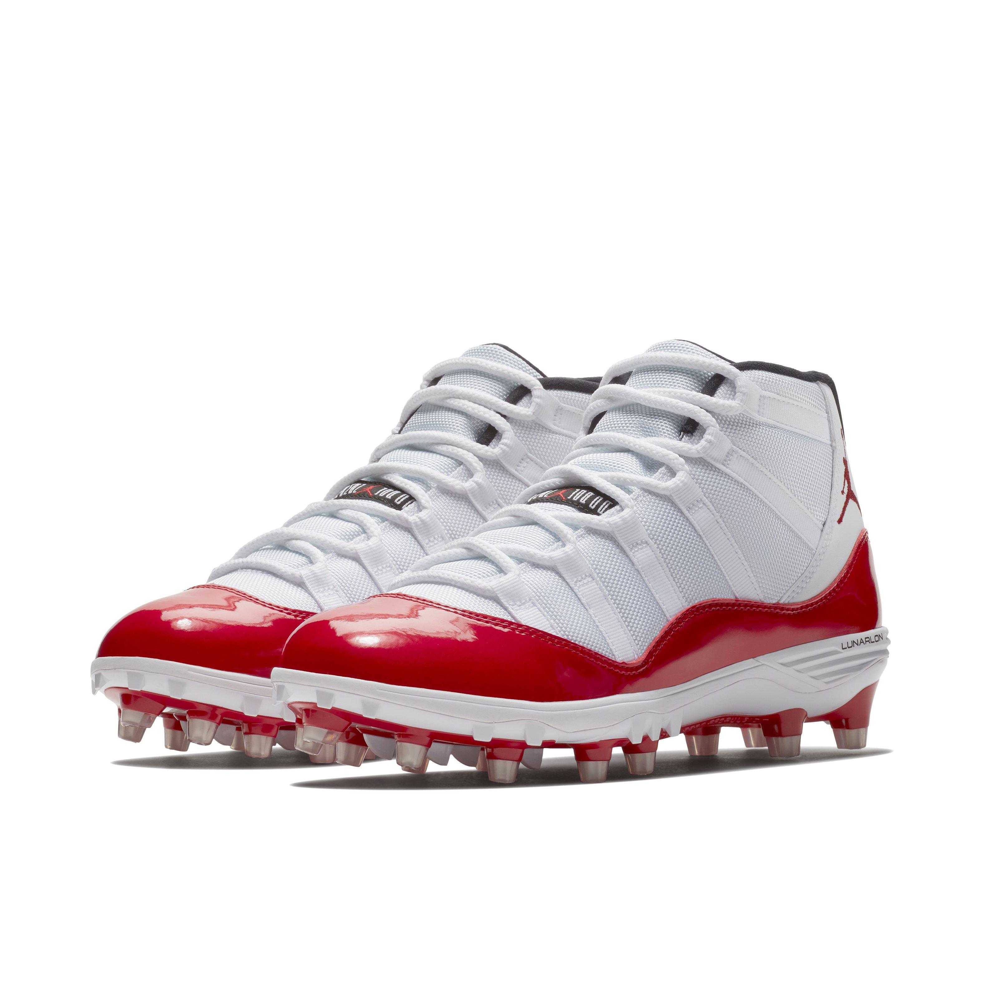 jordan football cleats red