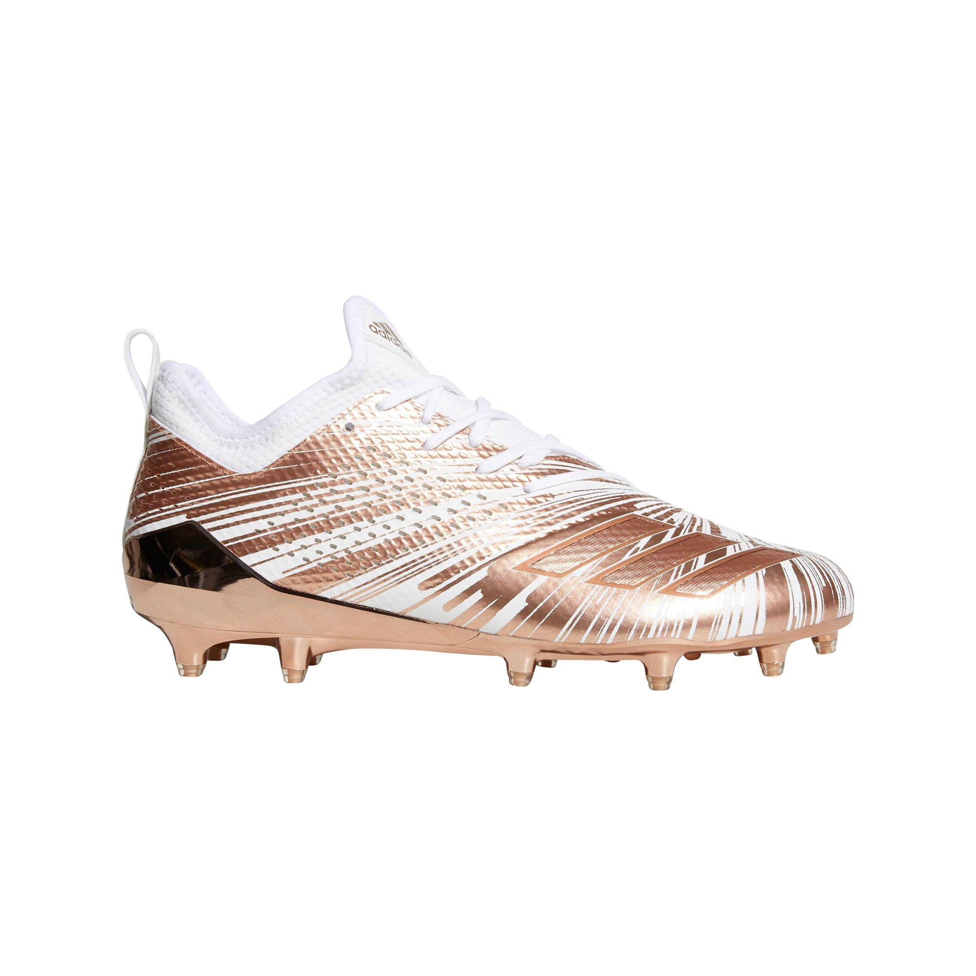rose gold football cleats