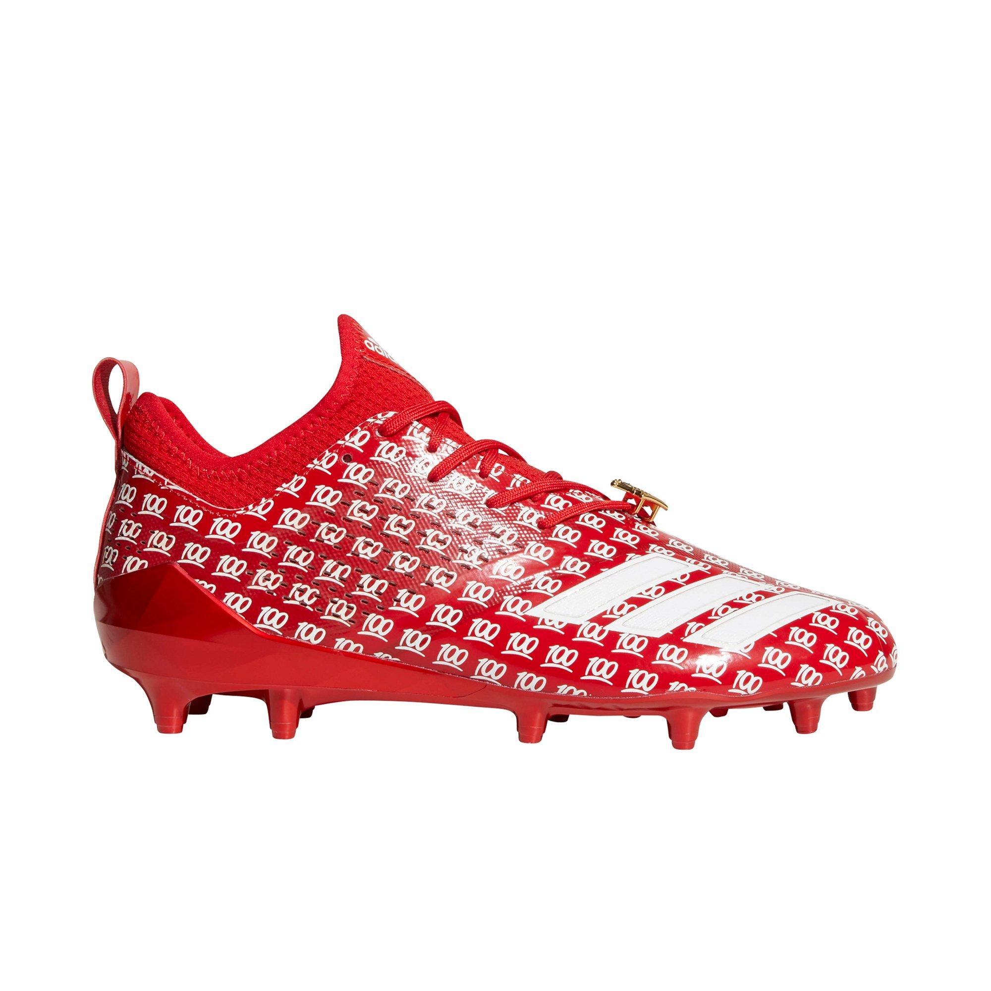 adidas red and white football cleats