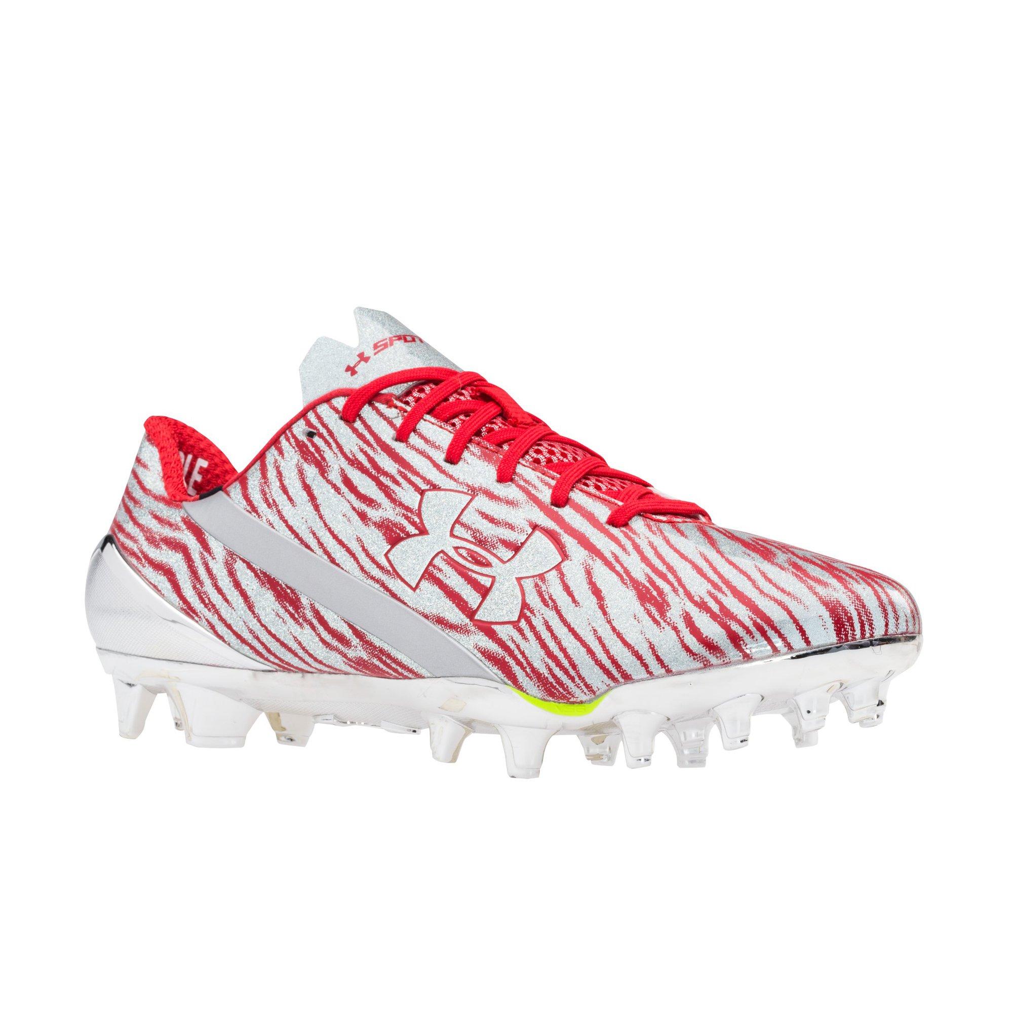 red under armor cleats