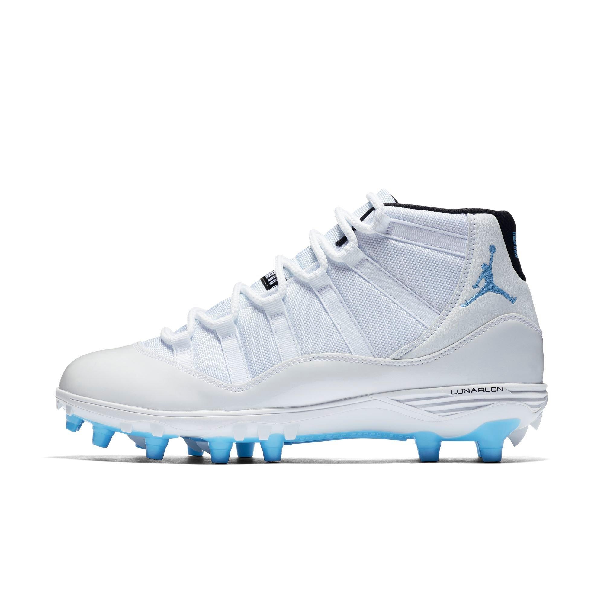 all white jordan cleats