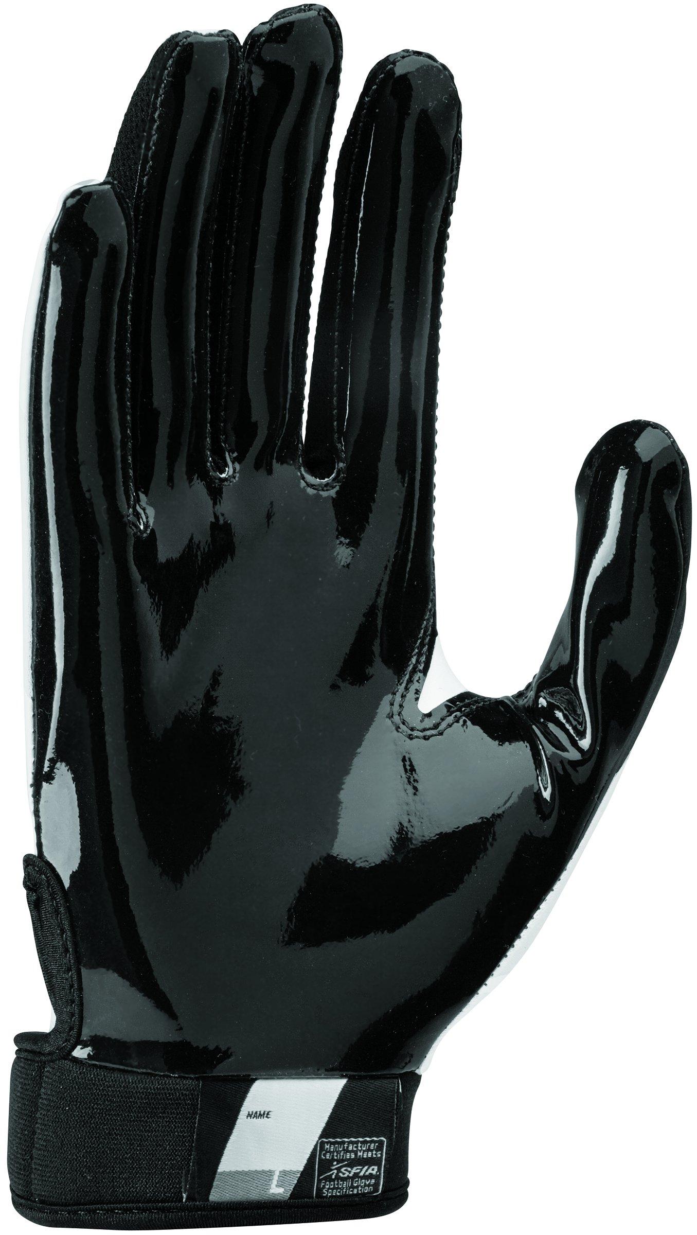 Nike Youth Torque 2.0 Receiver Gloves - WHITE/BLACK Thumbnail View 2