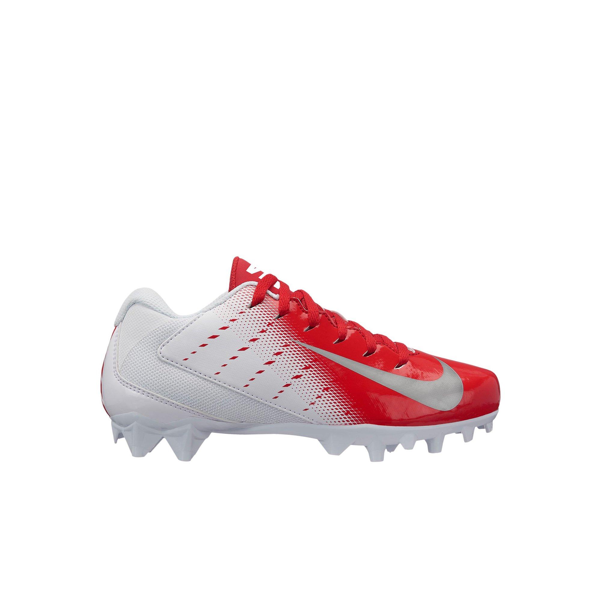 orange kids football cleats