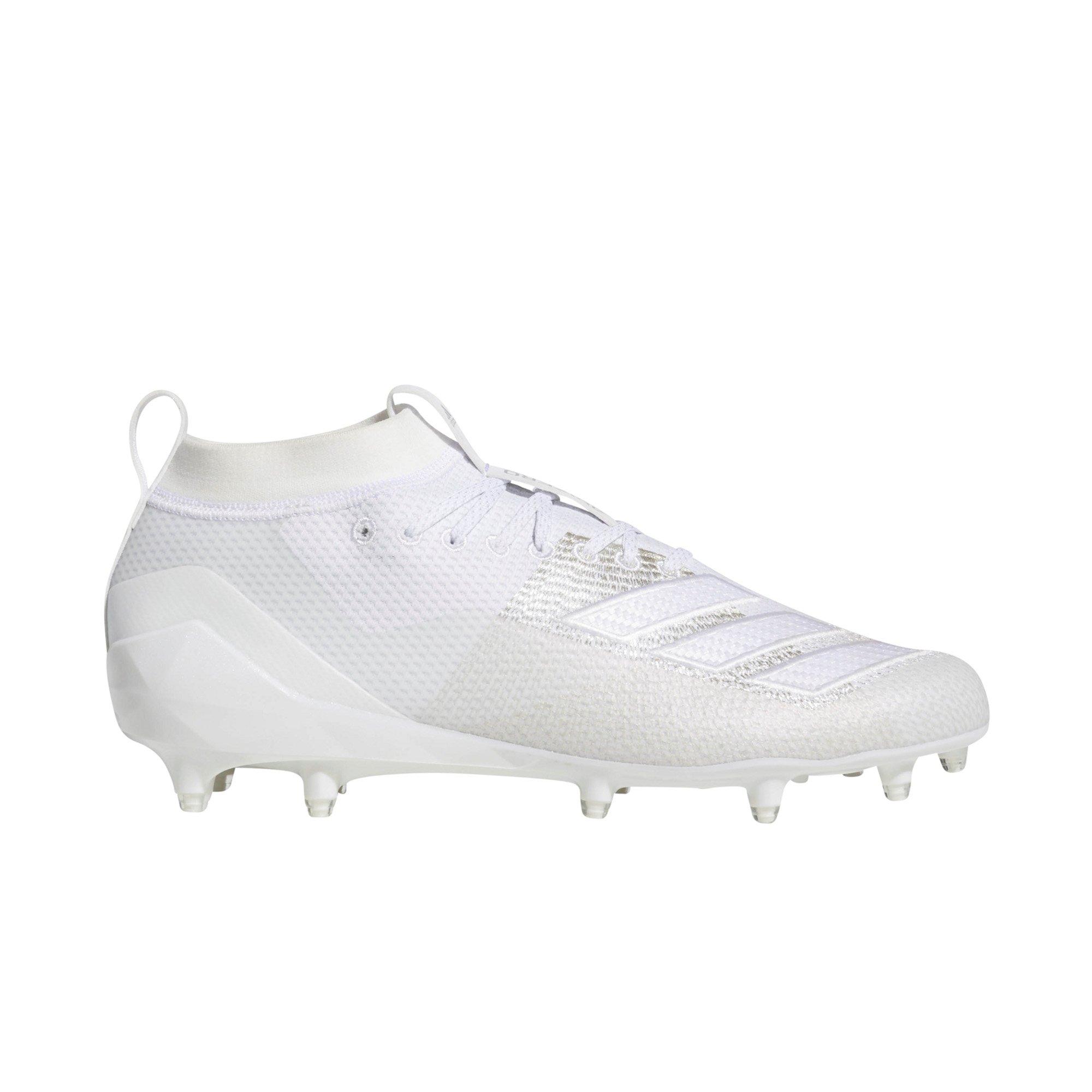 all white addidas cleats