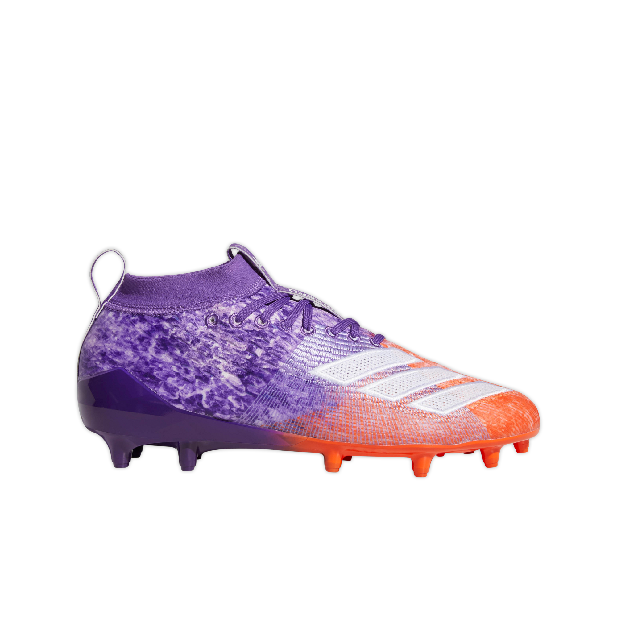 purple jordan football cleats