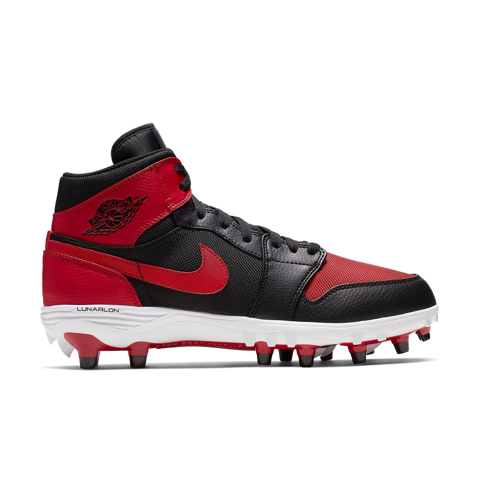 red jordan football cleats