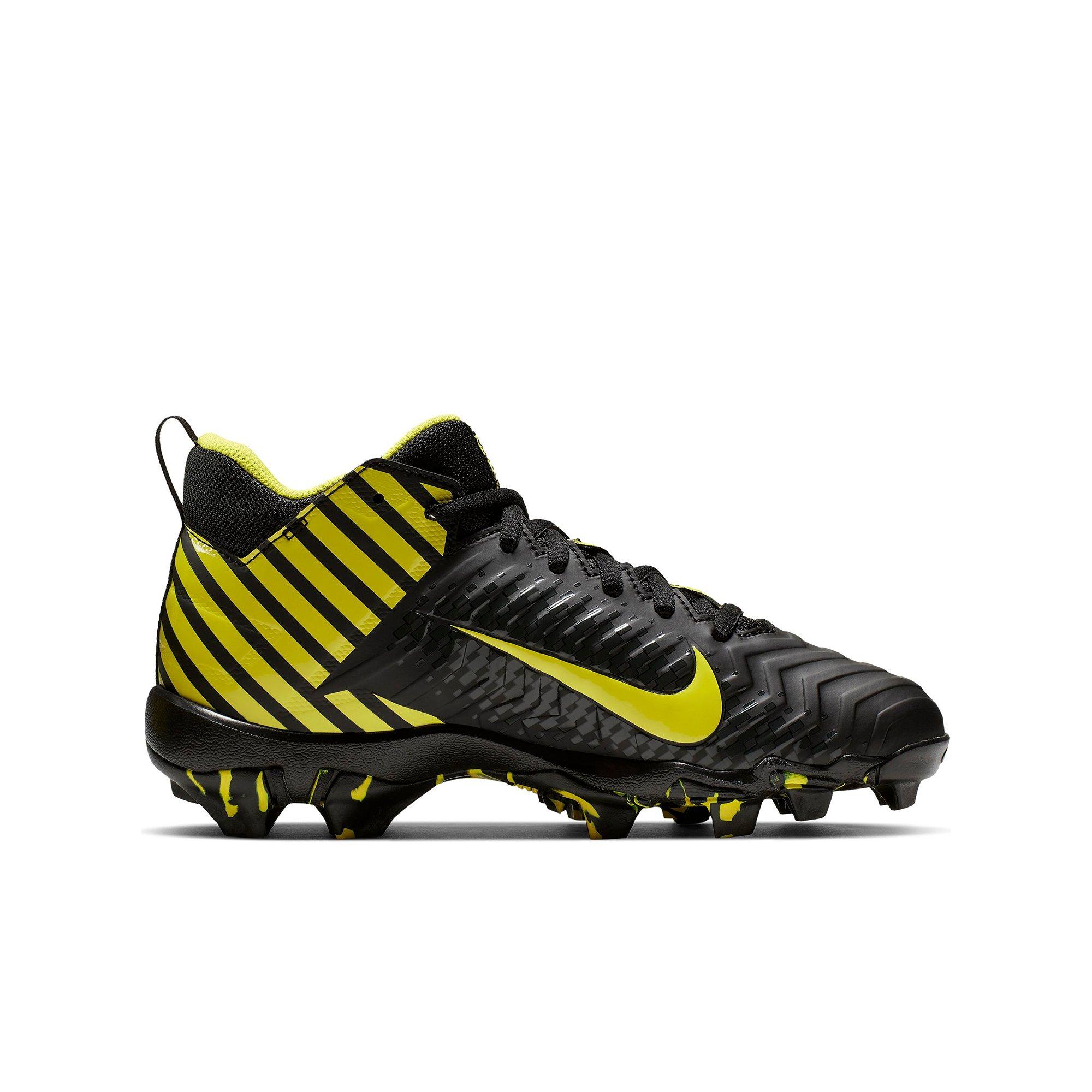 black yellow football cleats