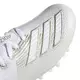adidas adizero 8.0 Burner J "Ftwr White" Grade School Kids' Football Cleat - WHITE Thumbnail View 6