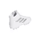 adidas Freak Mid MD "White/Silver" Men's Football Cleat - WHITE/SILVER Thumbnail View 6