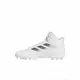 adidas Freak Mid MD "White/Silver" Men's Football Cleat - WHITE/SILVER Thumbnail View 2