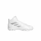 adidas Freak Mid MD "White/Silver" Men's Football Cleat - WHITE/SILVER Thumbnail View 1