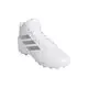 adidas Freak Mid MD "White/Silver" Grade School Boys' Football Cleat - WHITE/SILVER Thumbnail View 6