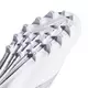 adidas Freak Mid MD "White/Silver" Grade School Boys' Football Cleat - WHITE/SILVER Thumbnail View 9