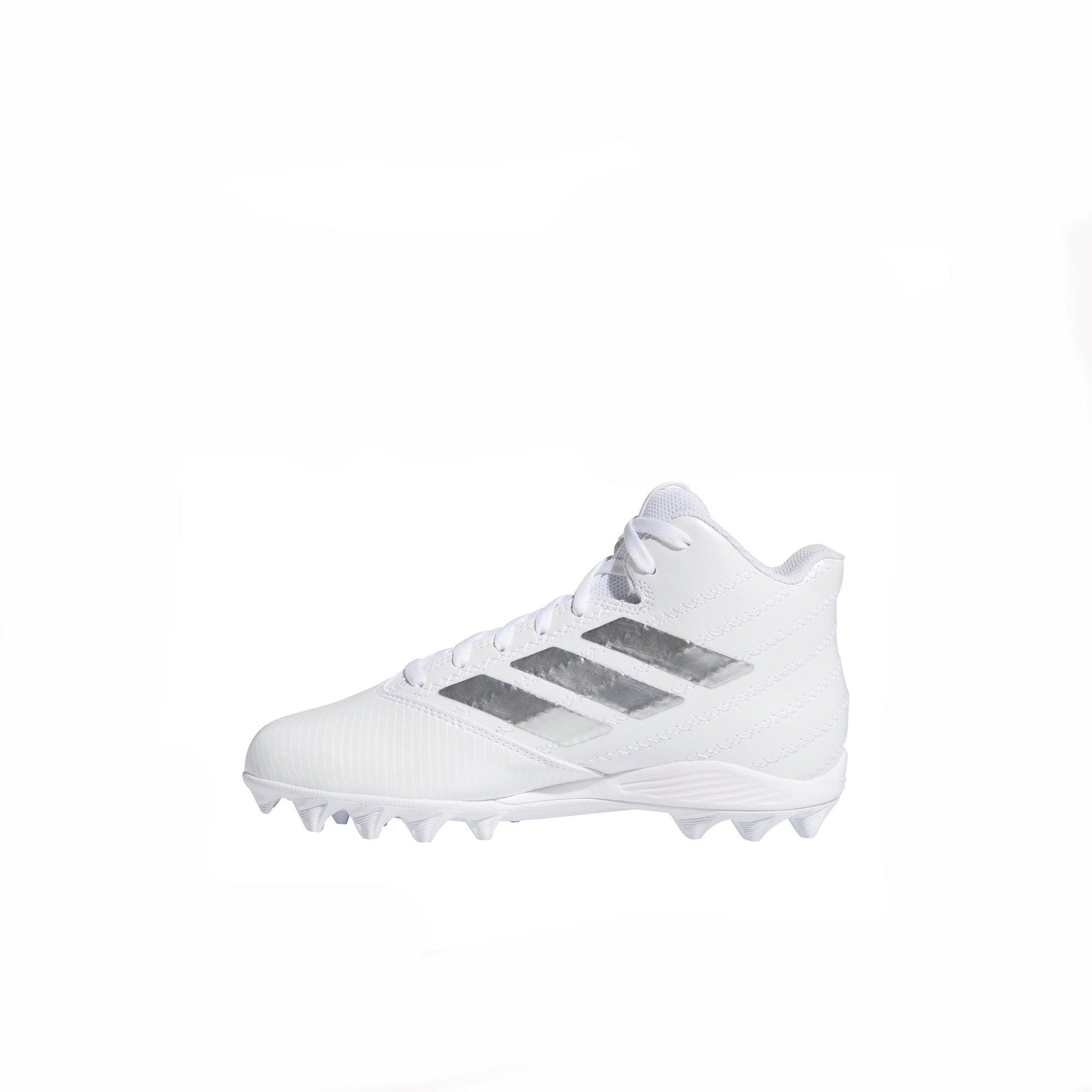 grey youth football cleats