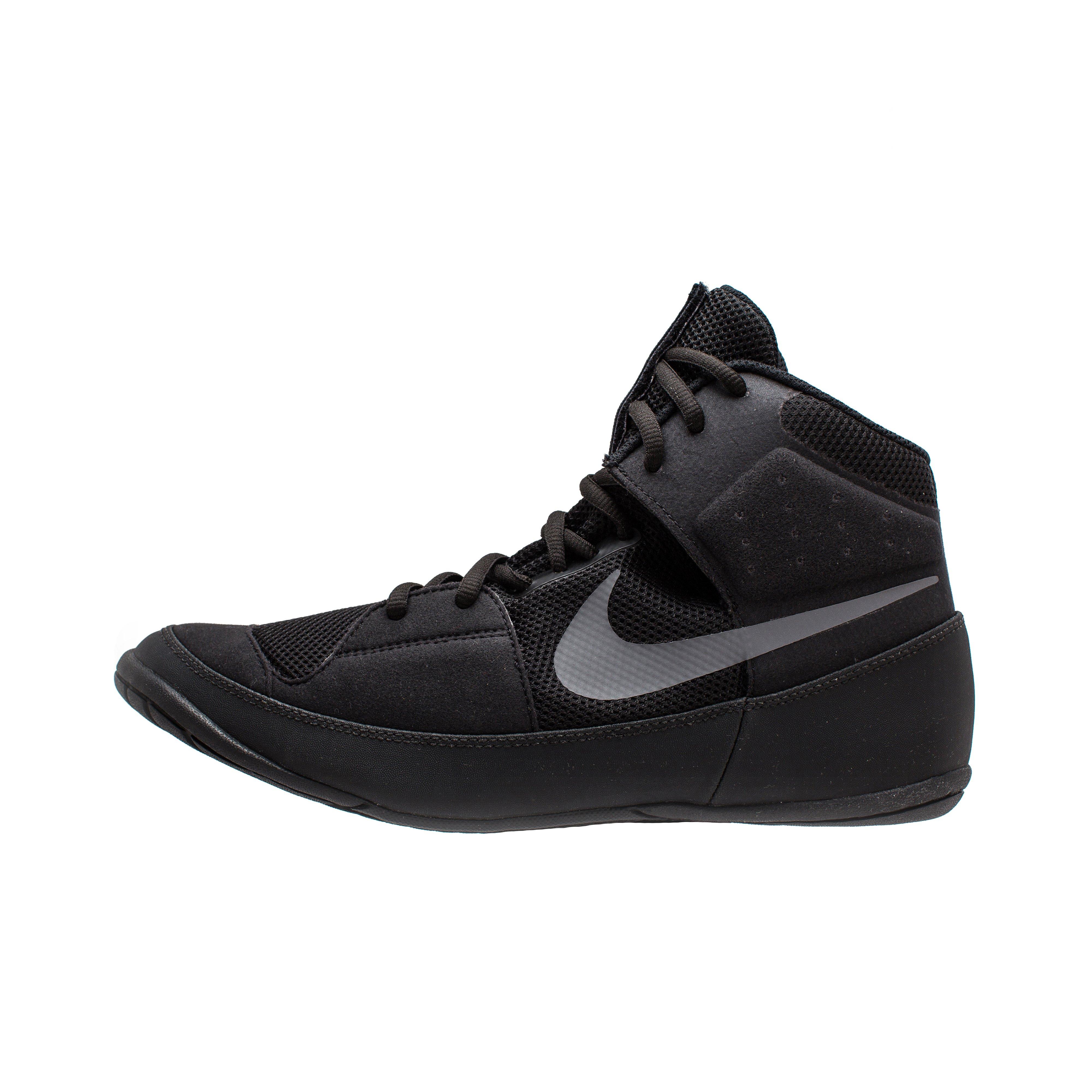 Nike Fury 3/4 "Black" Men's Wrestling Shoe - BLACK Thumbnail View 2