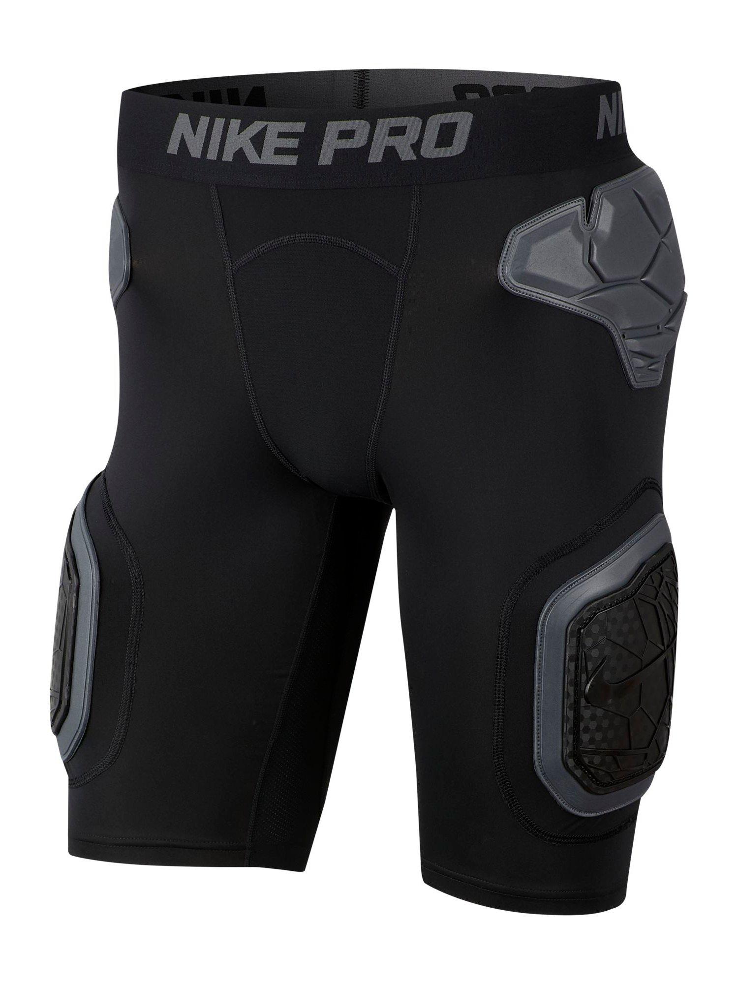 Nike Mens Pro Combat Compression Basketball Shorts Black 