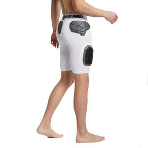 Nike Men's Pro Hyperstrong Football Shorts - White/Black - WHITE/BLACK