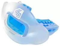 Shock Doctor Max AirFlow 2.0 Adult Clear/Blue Mouth Guard - CLEAR/BLUE