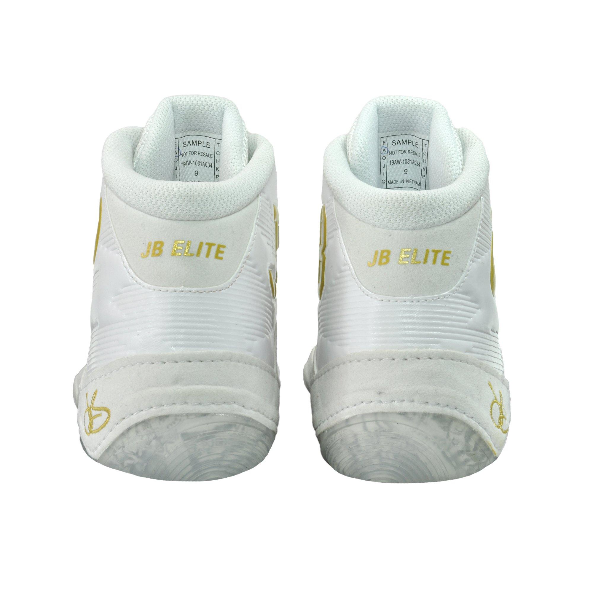 ASICS Men's JB Elite IV Wrestling Shoes, White/Rich Gold